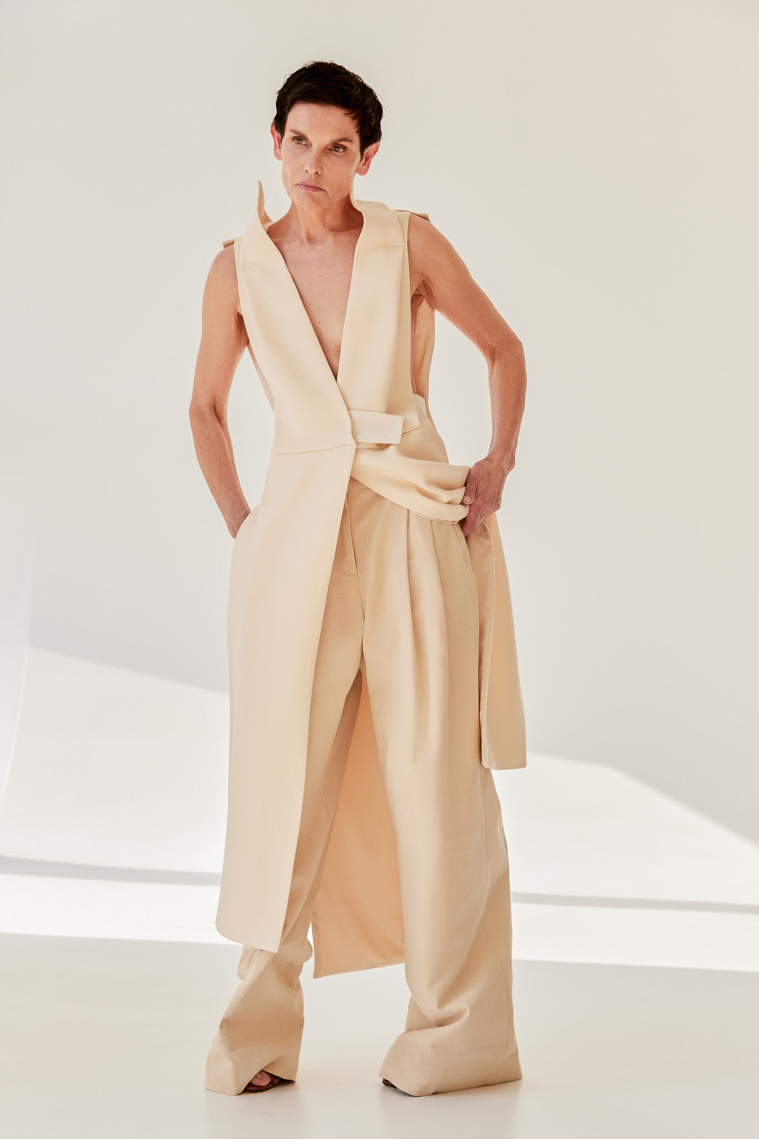 Long Wrap Vest
