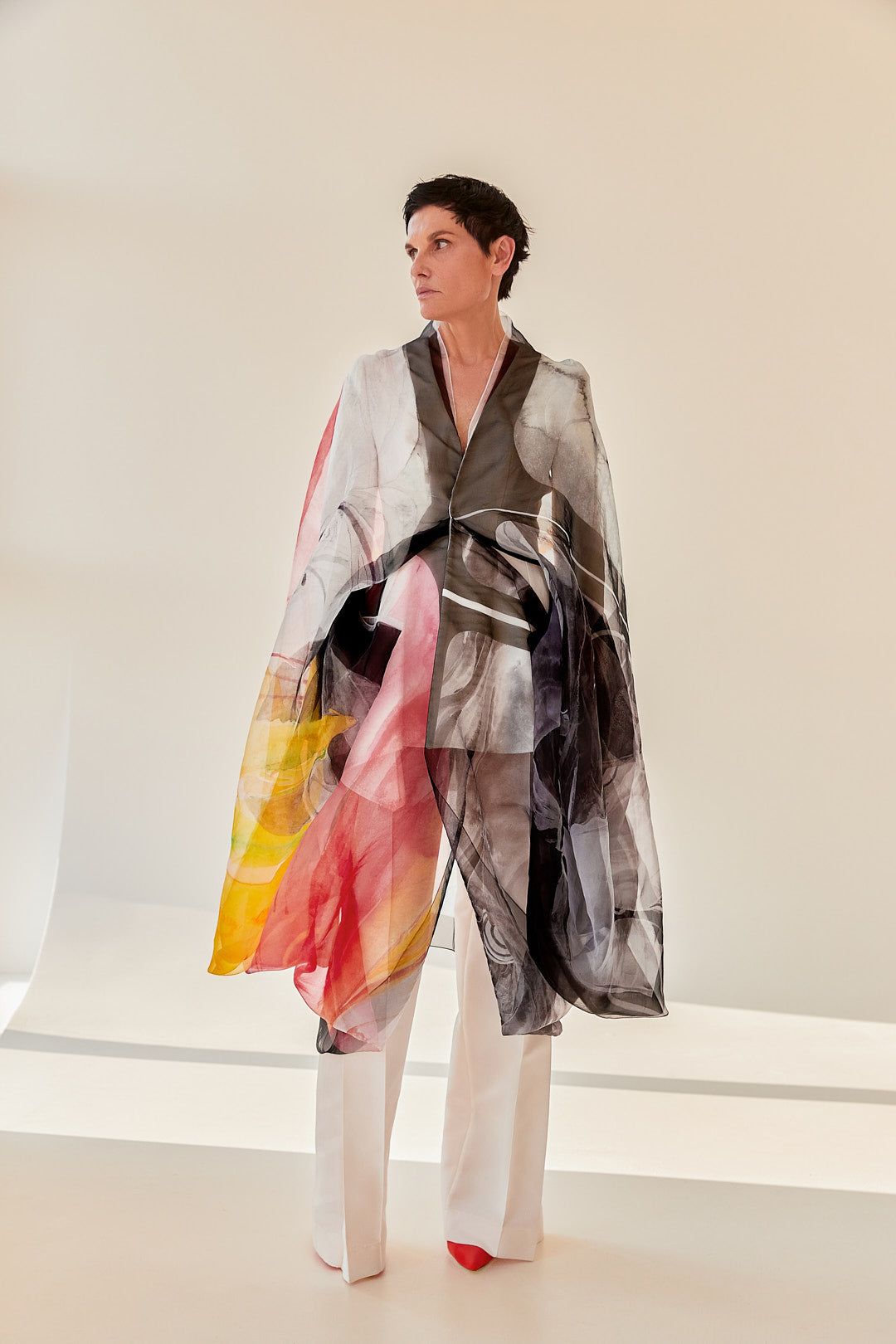 Organza Long Jacket