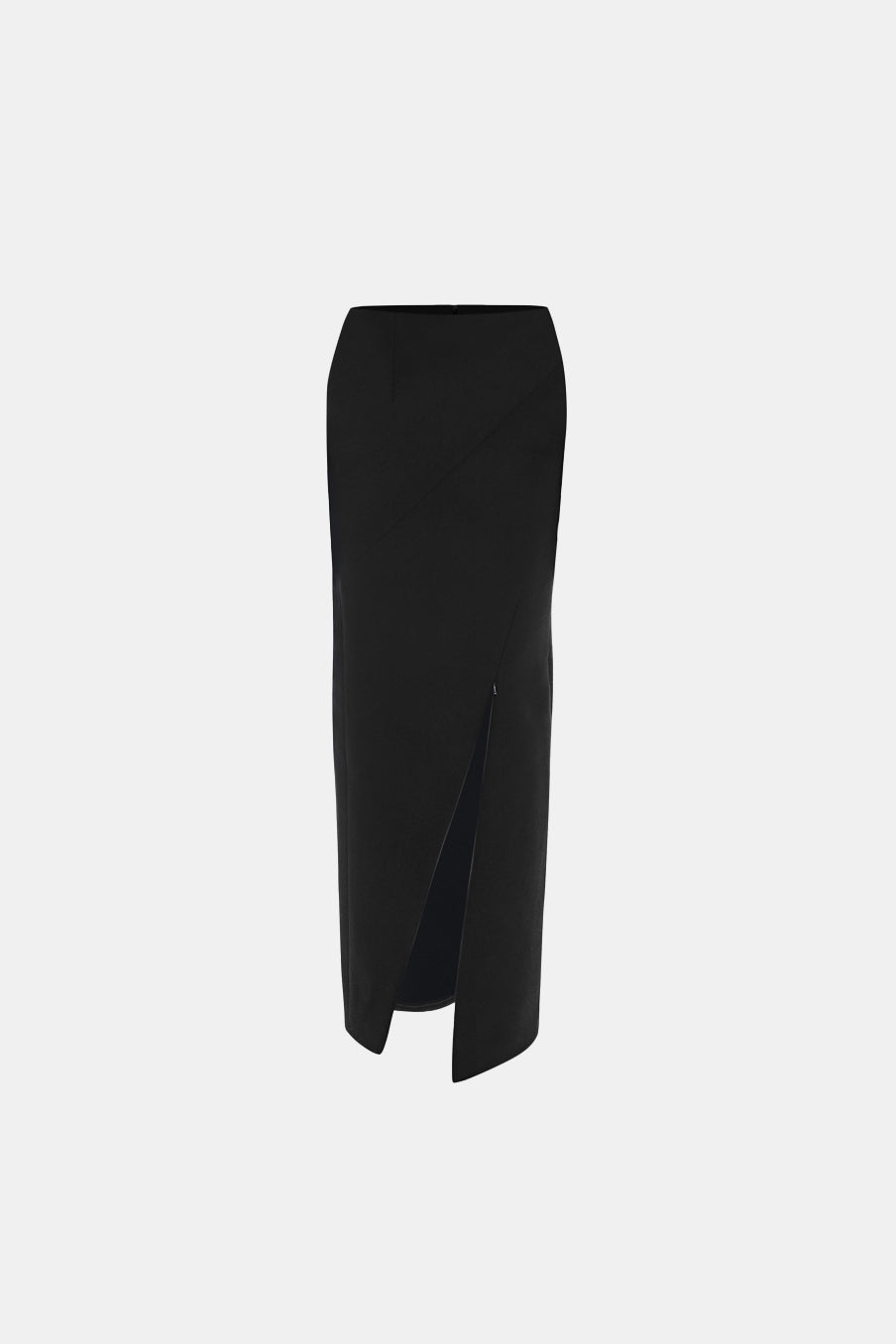 Tailored graphic maxi skirt