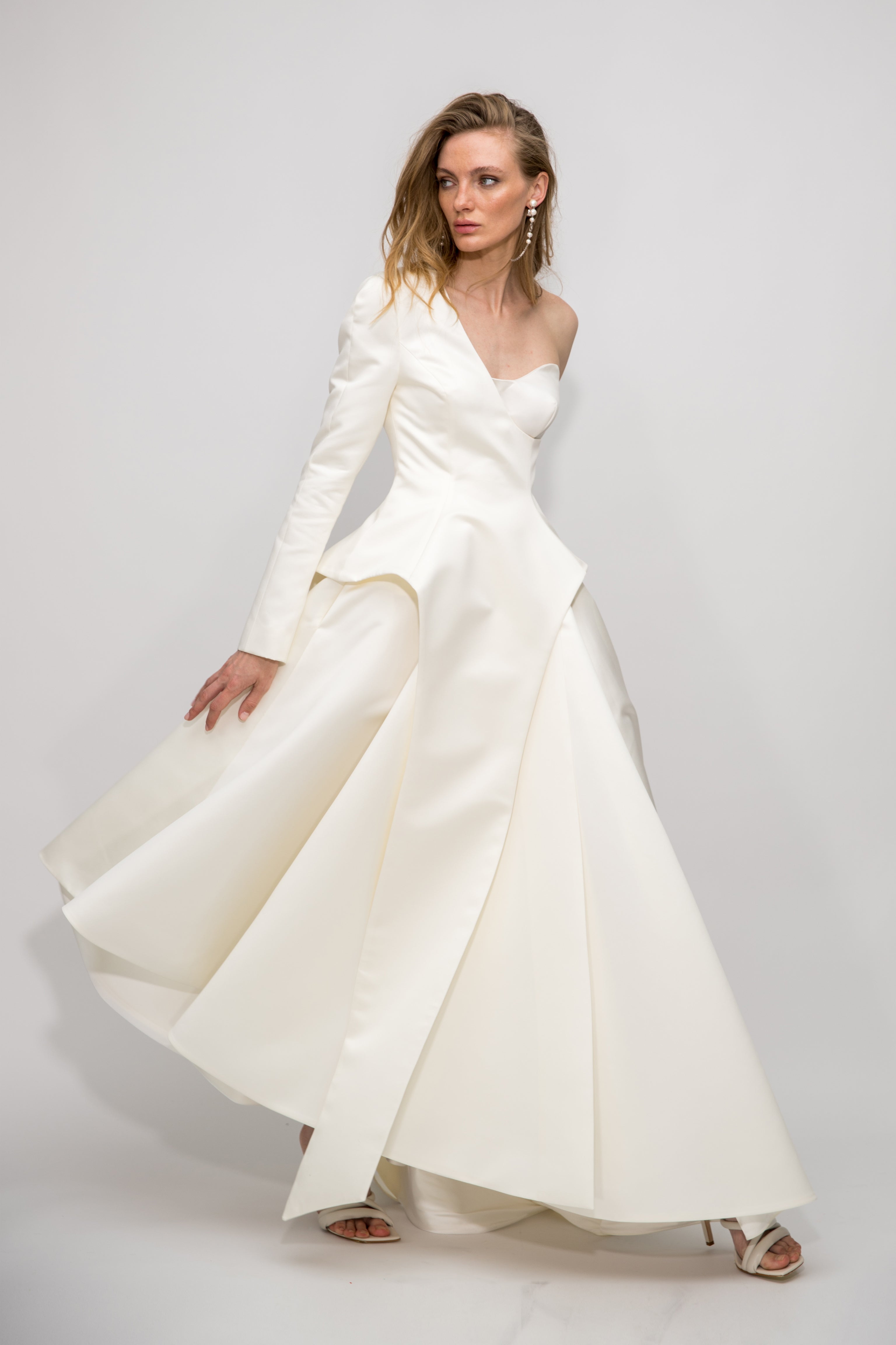 Full Moon gown with a half jacket