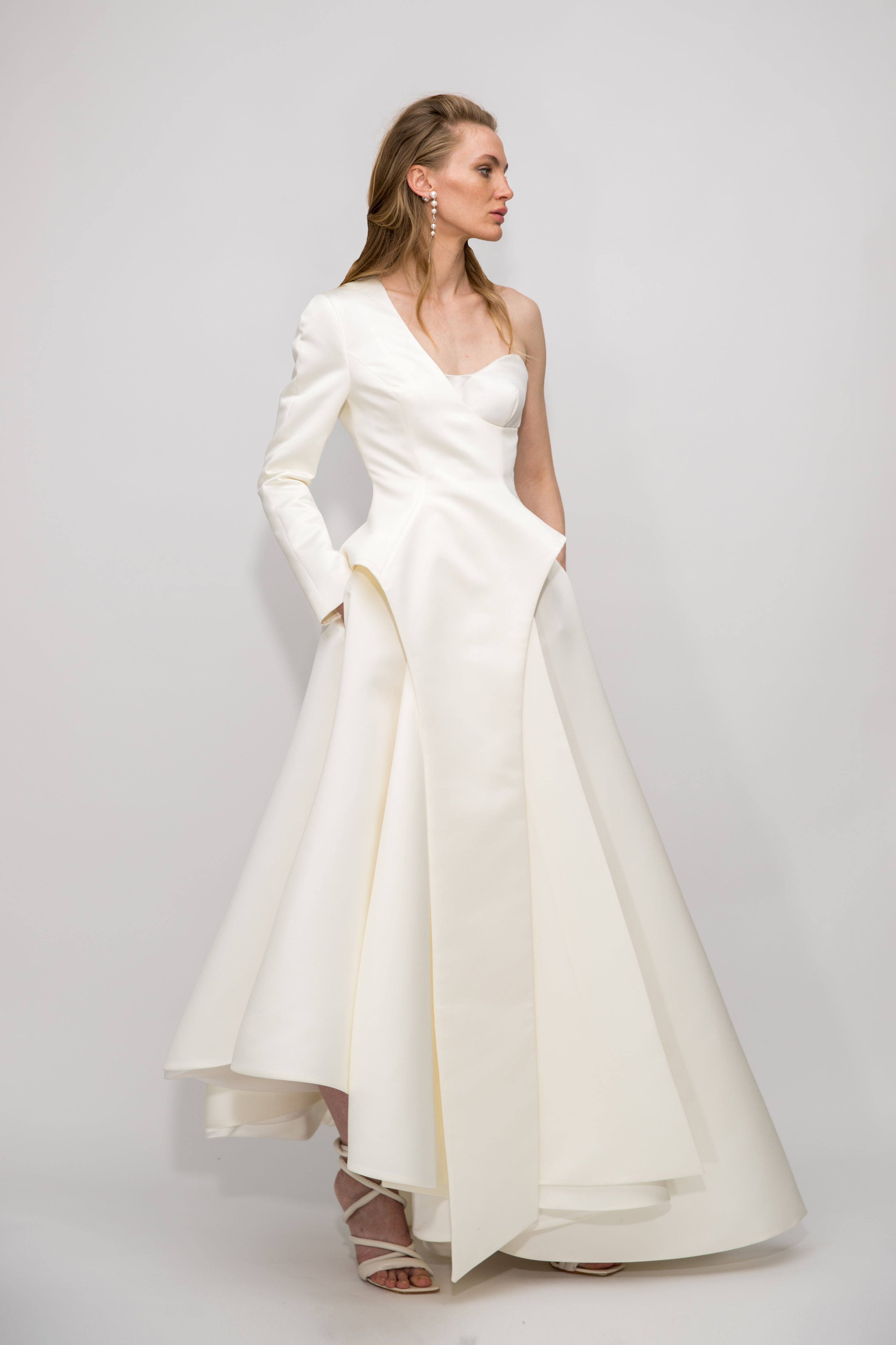 Full Moon gown with a half jacket