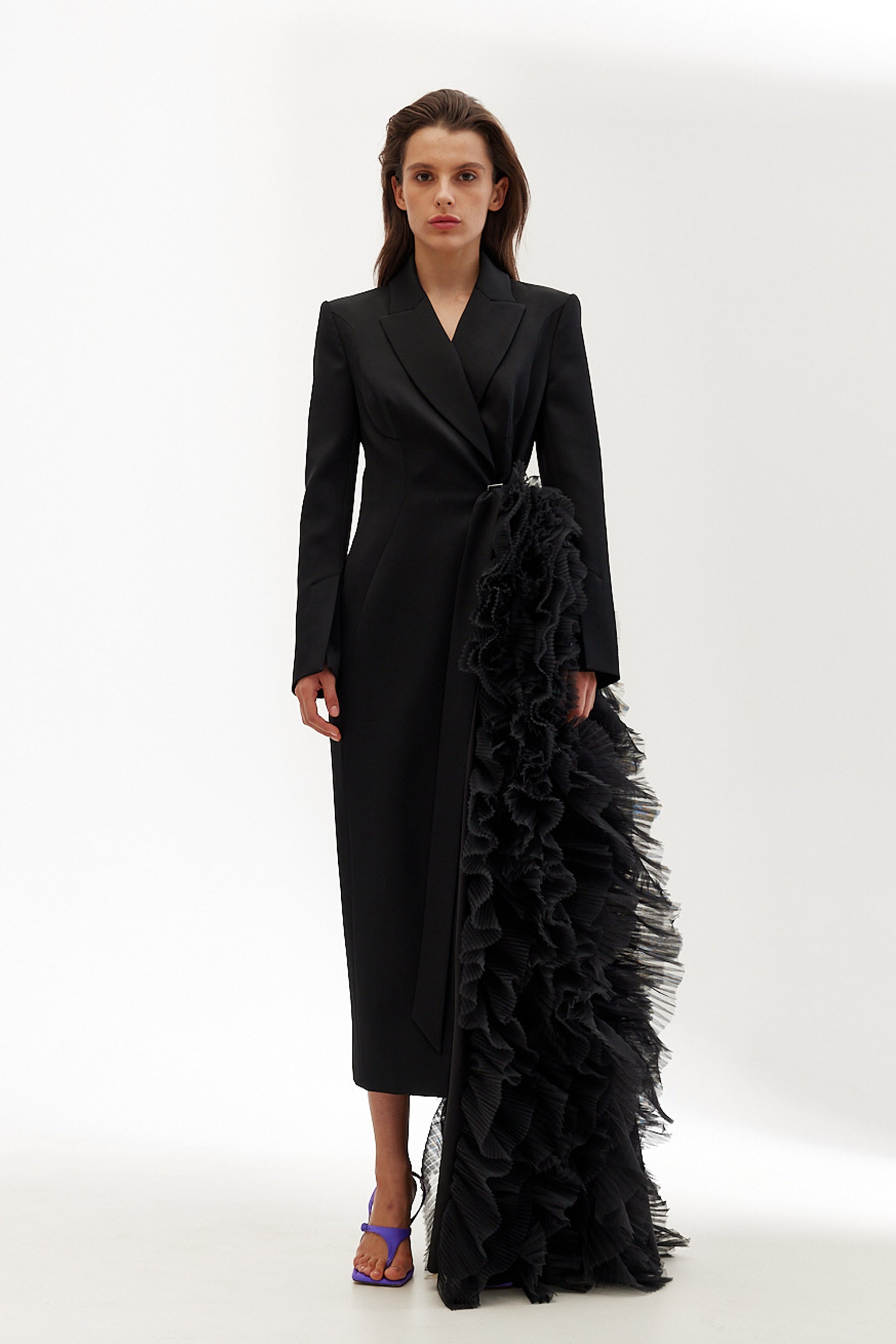 BAT SLEEVE DRESS NIGHT OWL