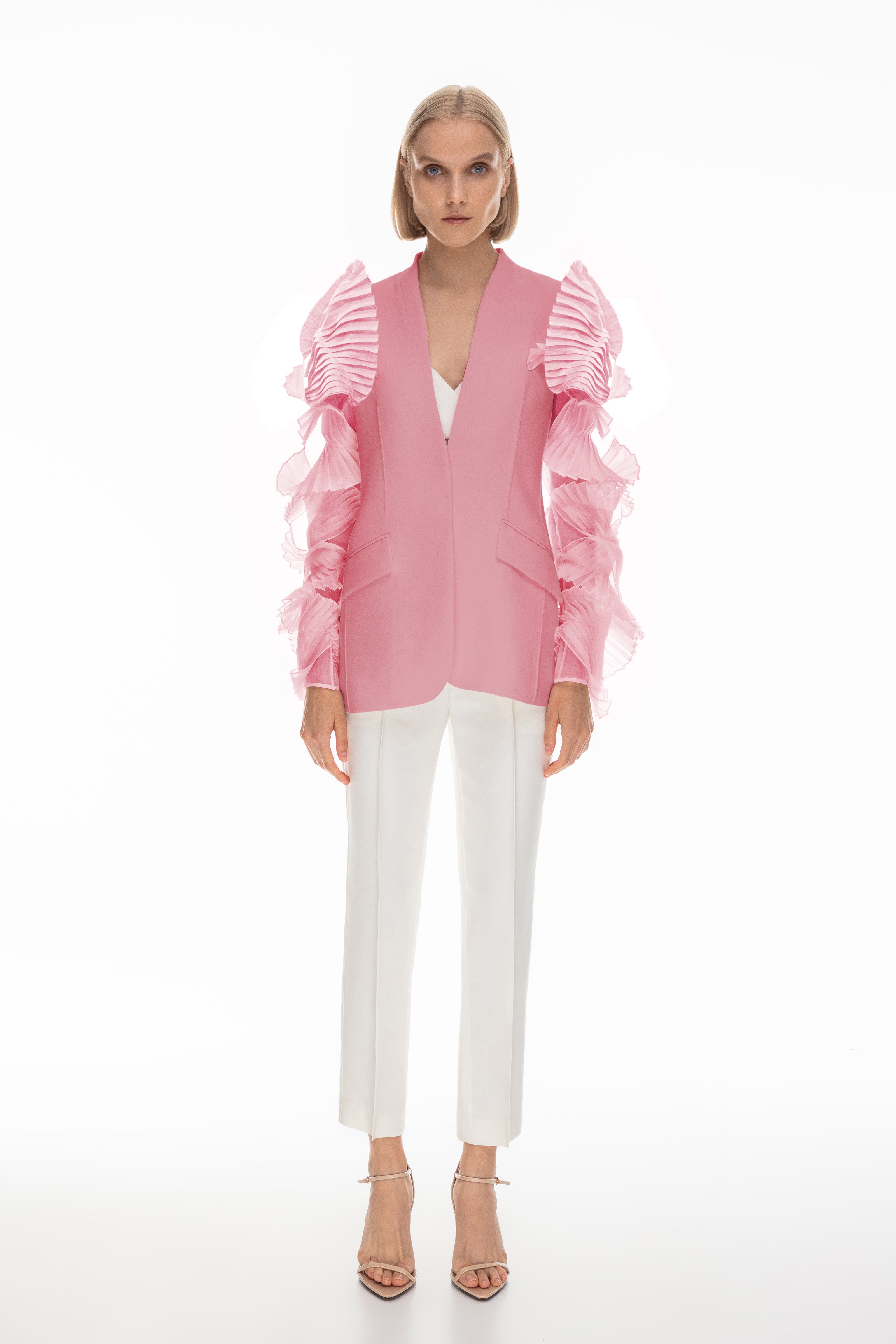 Origami fold sleeves jacket