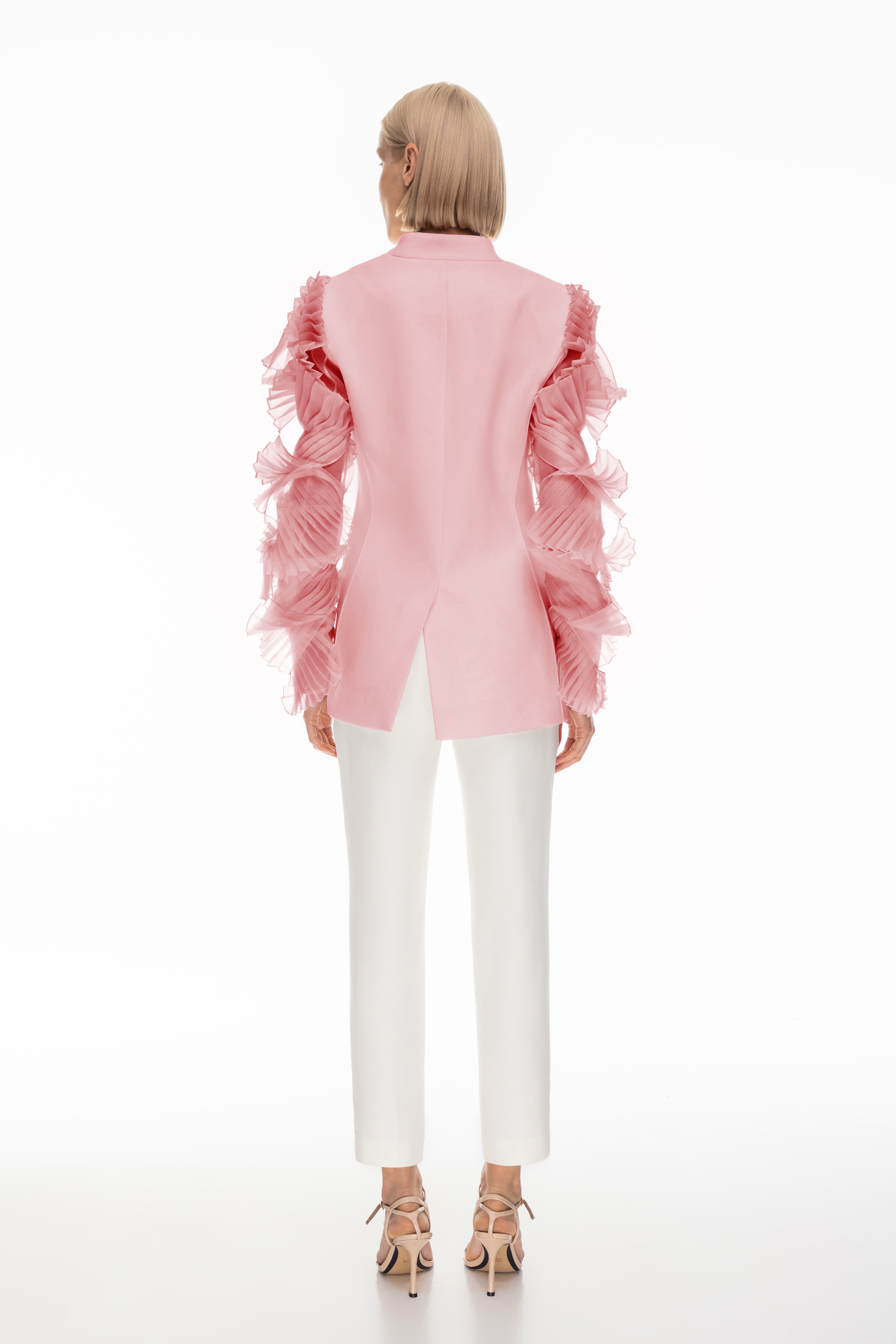 Origami fold sleeves jacket