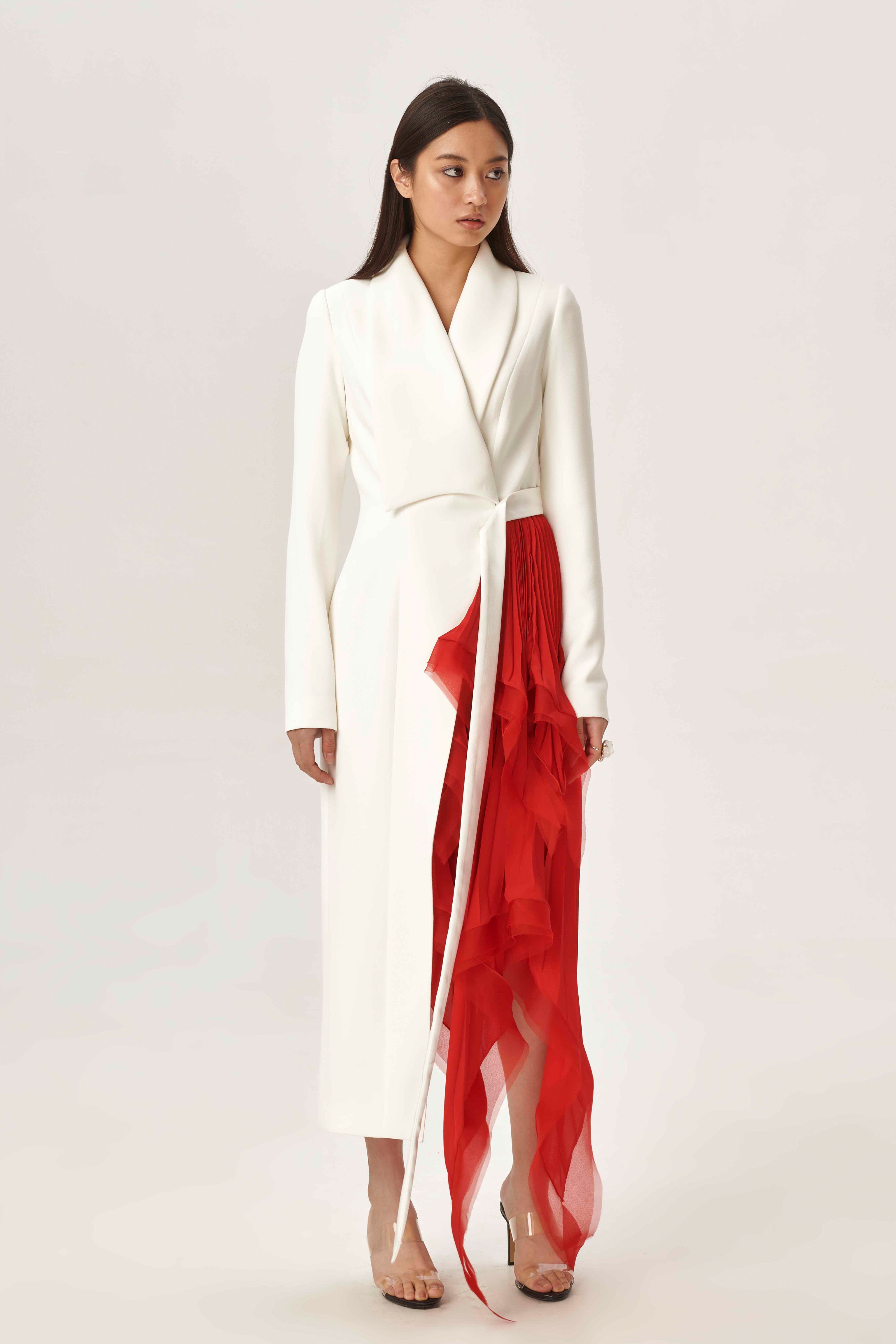 Apache collar dress