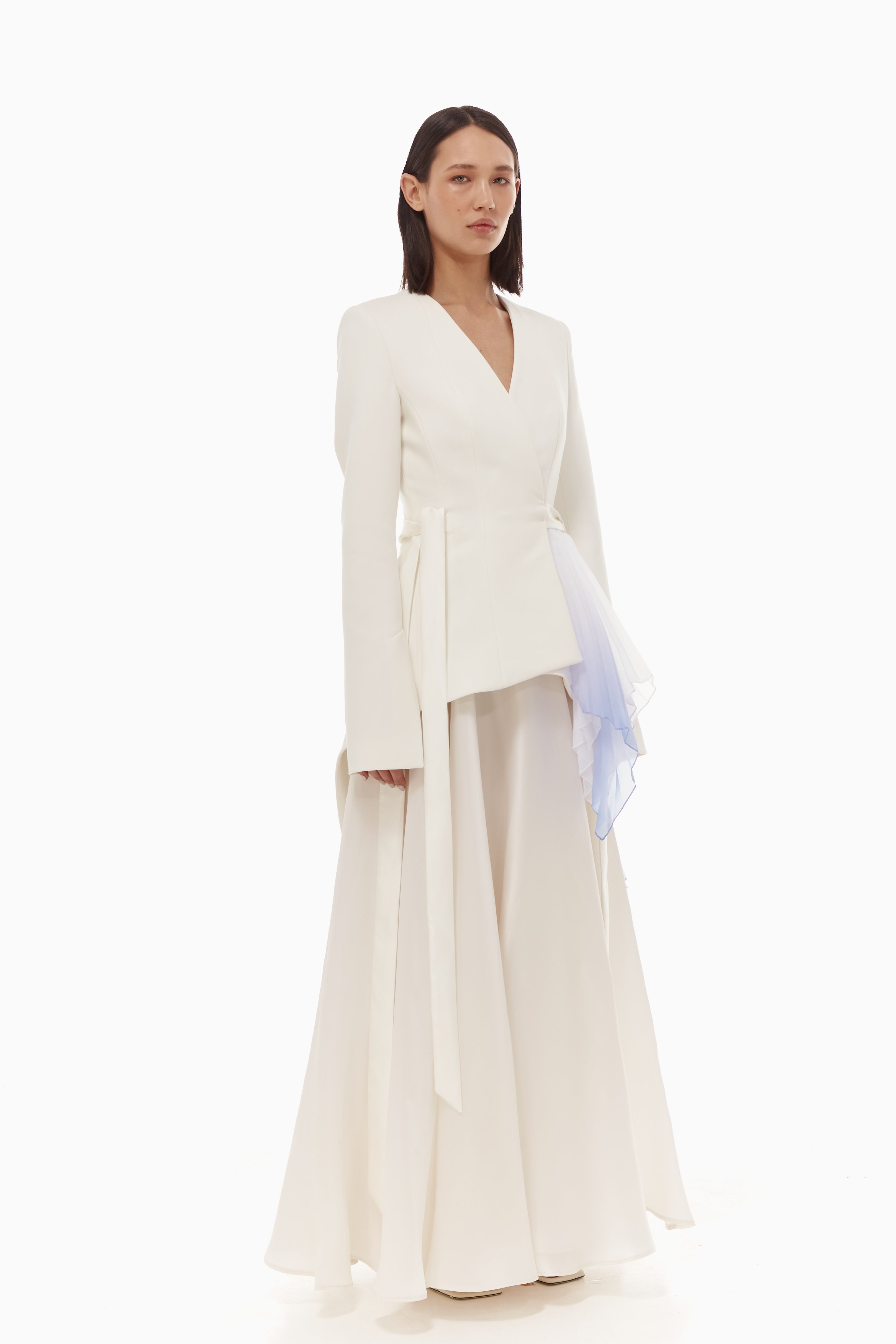 Asymmetric tux jacket