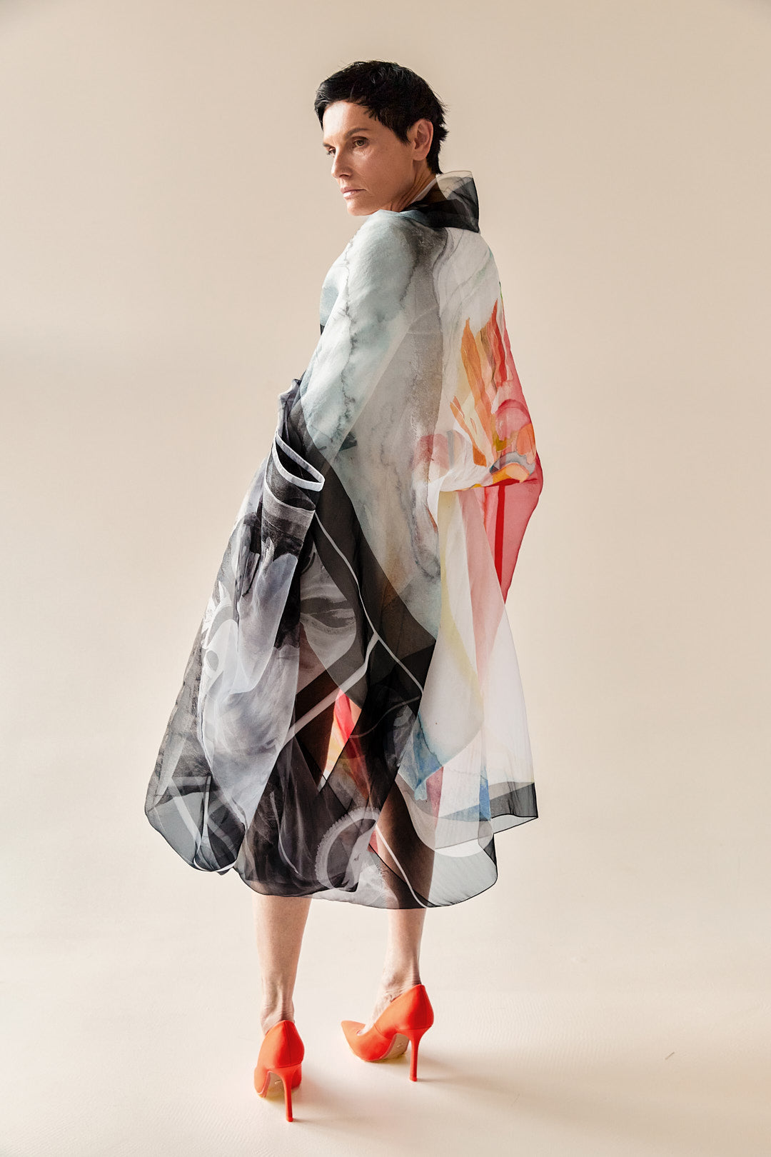 Organza Long Jacket