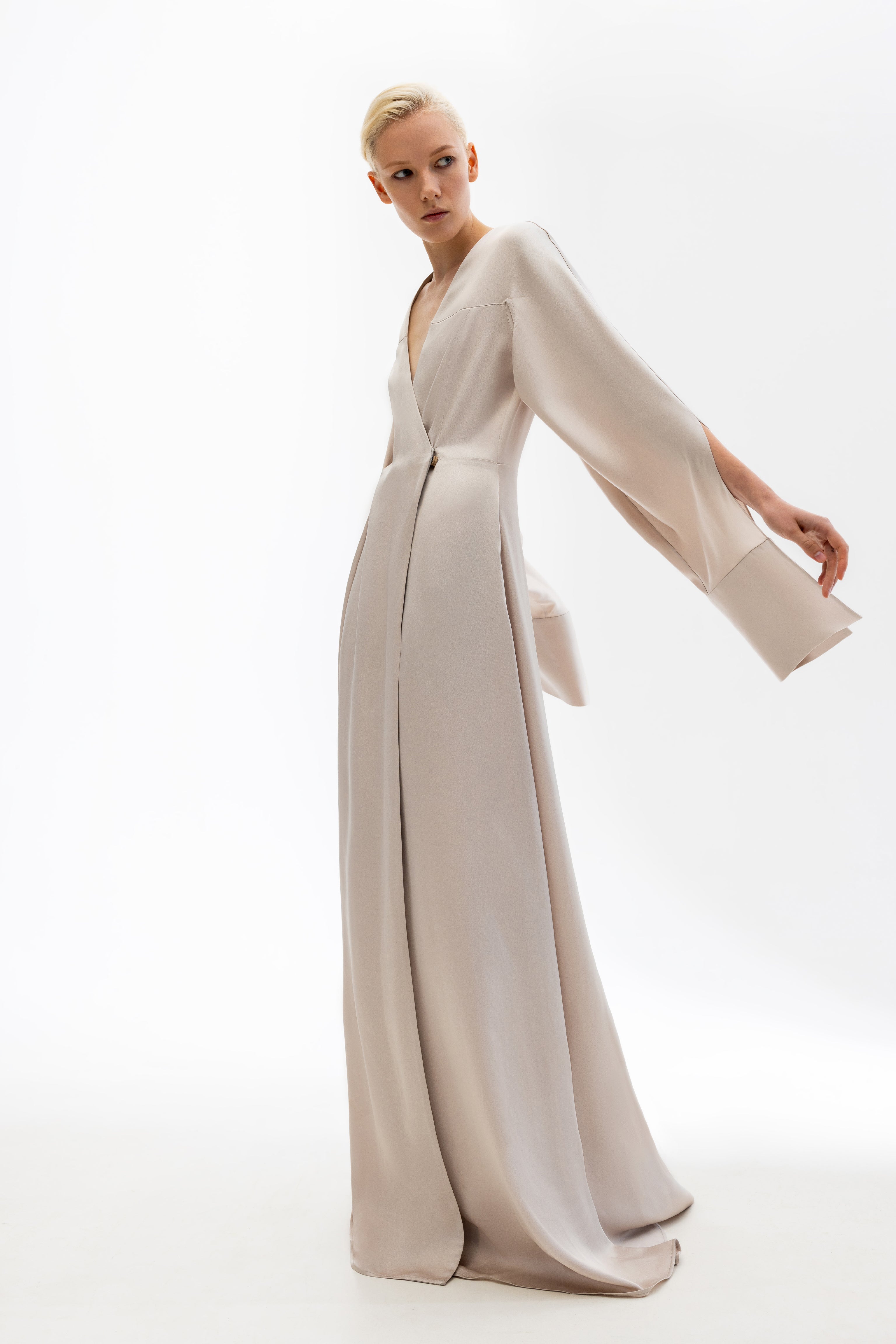 Kimono maxi dress