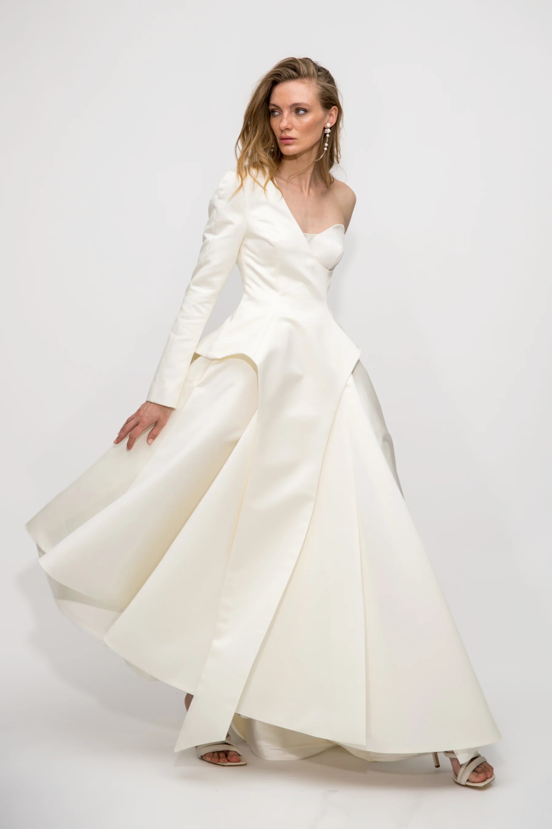 Full Moon gown with a half jacket
