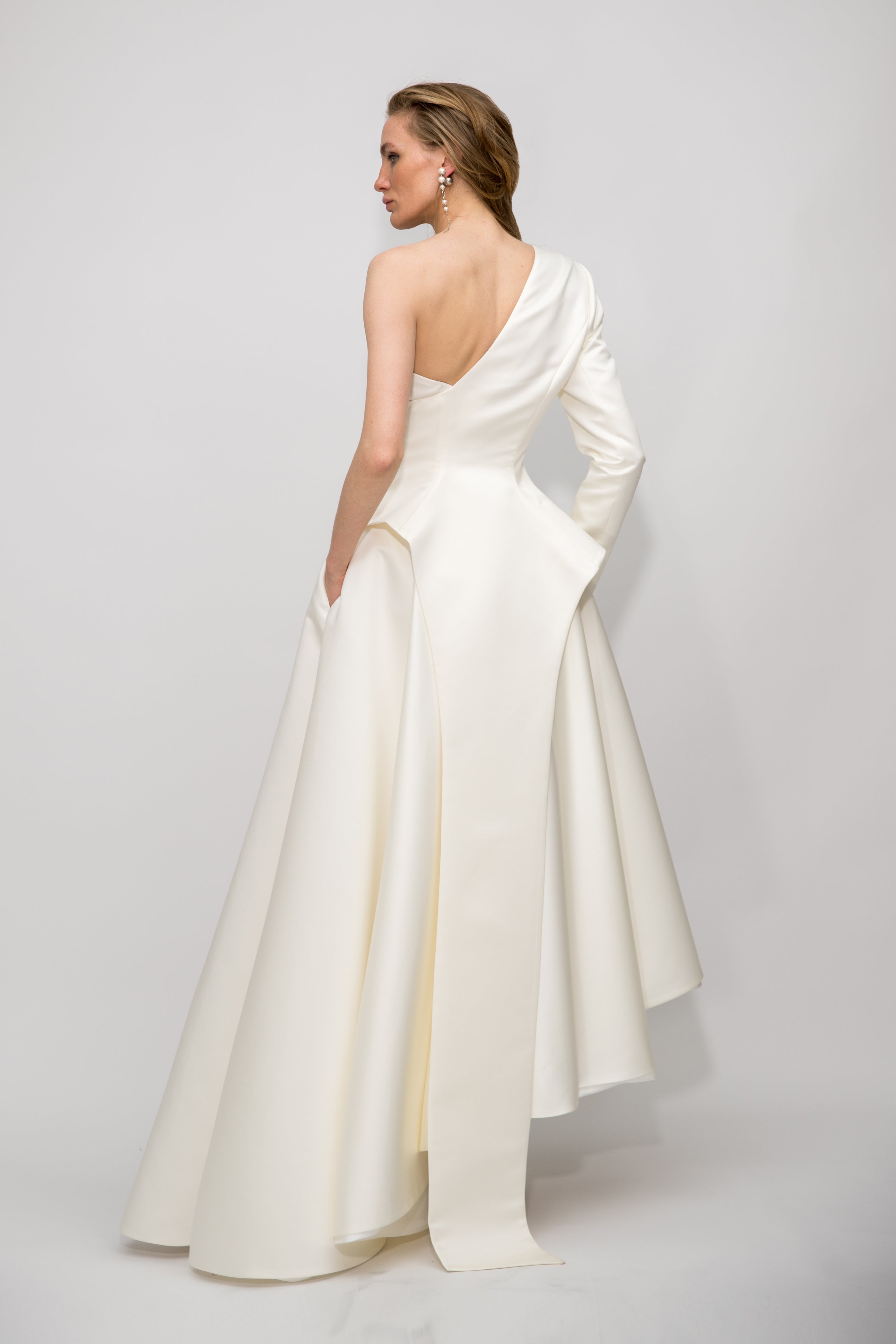 Full Moon gown with a half jacket