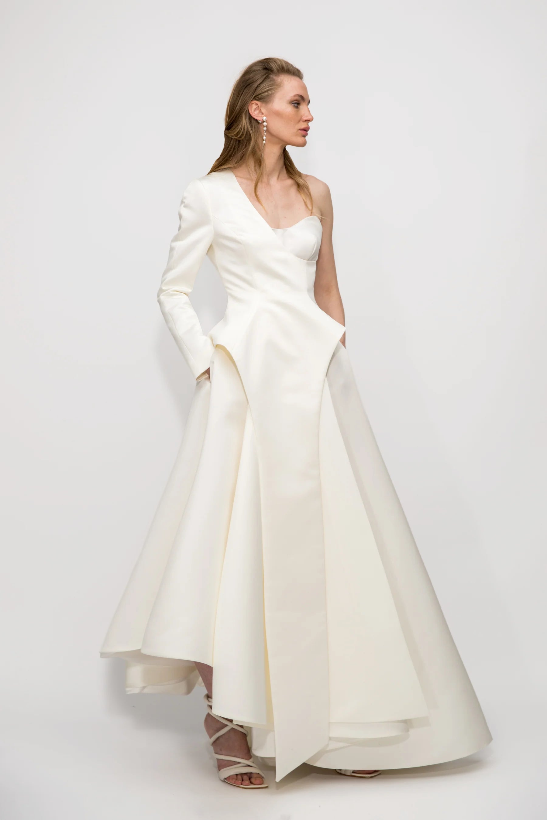 Full Moon gown with a half jacket