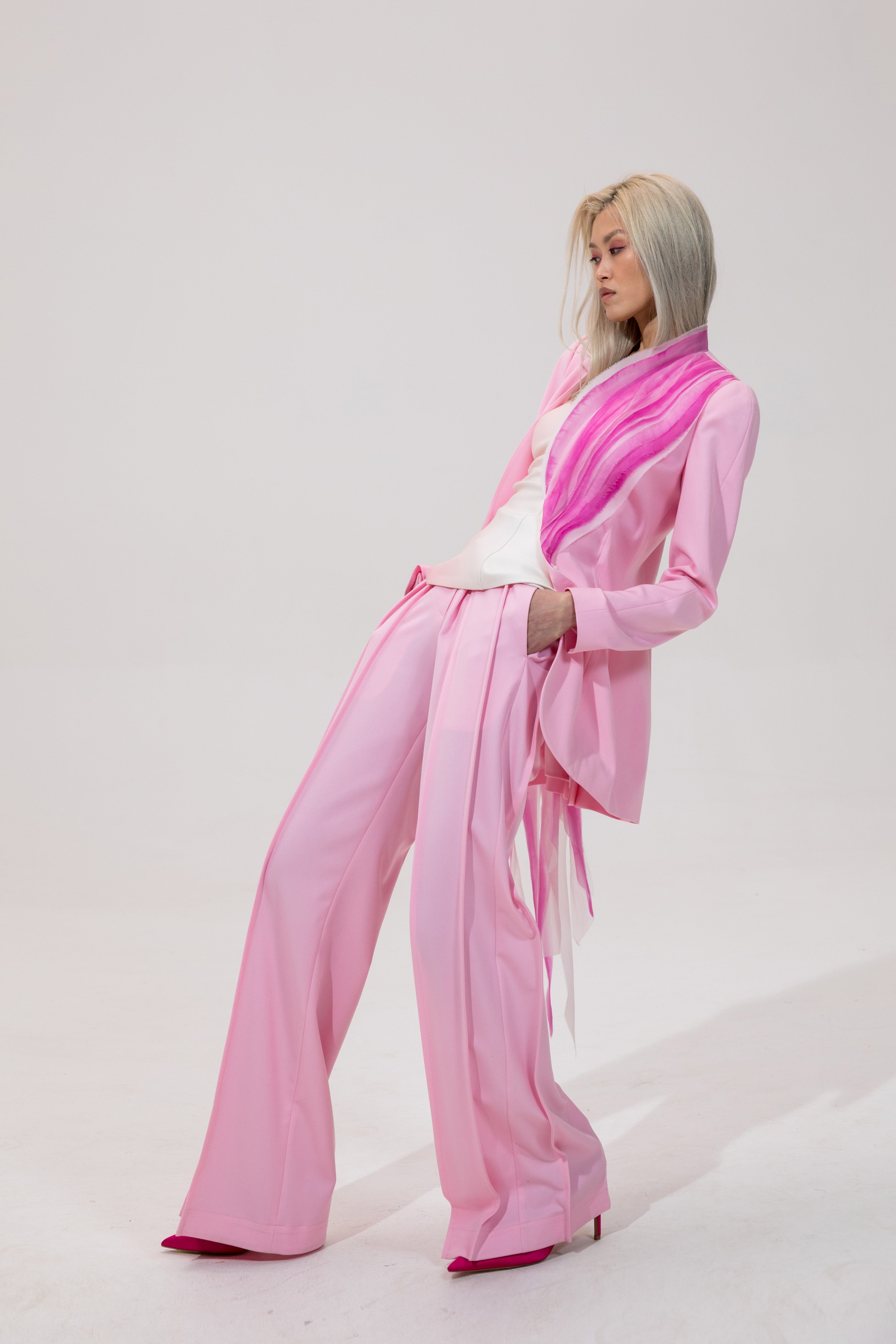 Vanilla Sky ruffled jacket