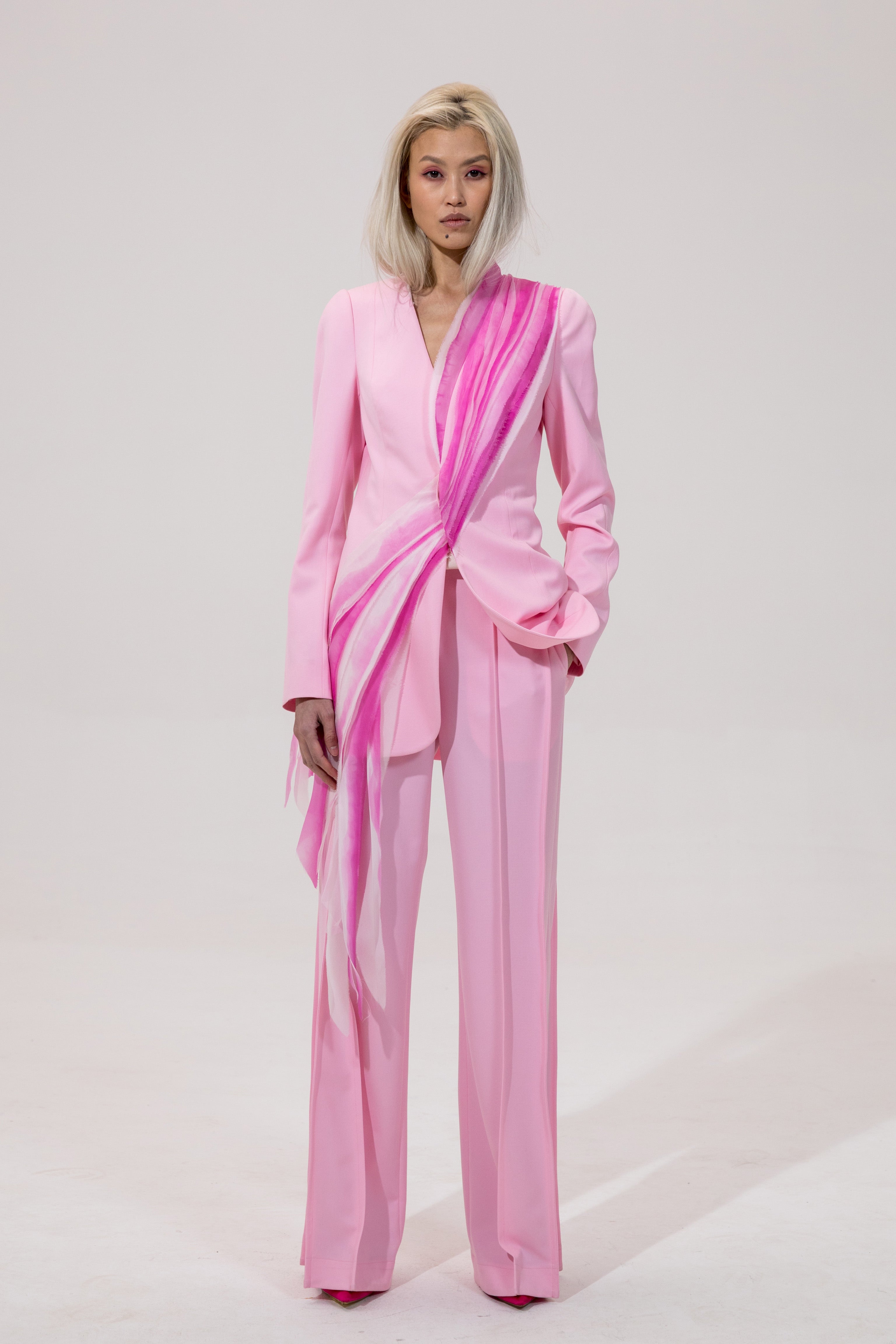 Vanilla Sky ruffled jacket
