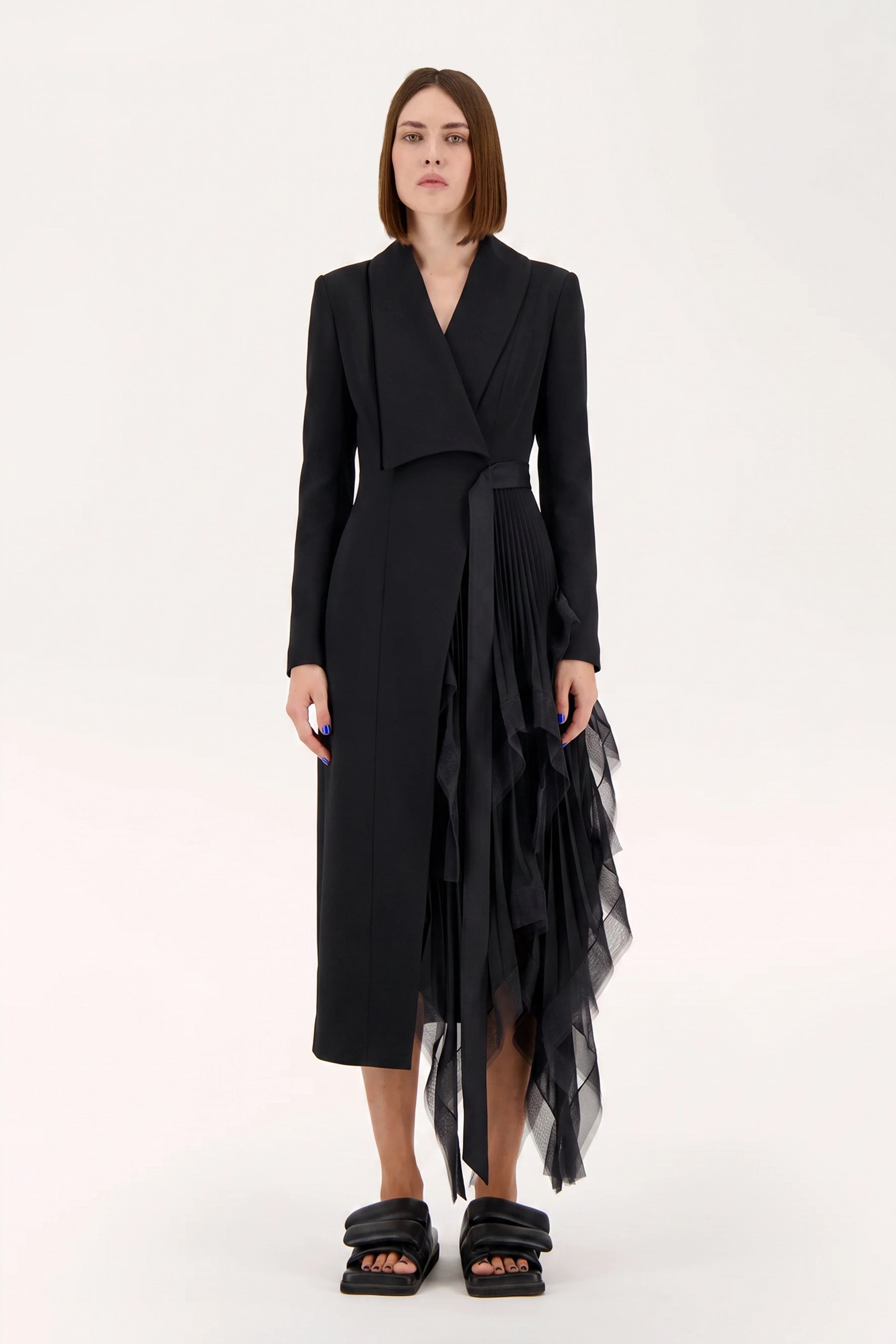Apache collar dress