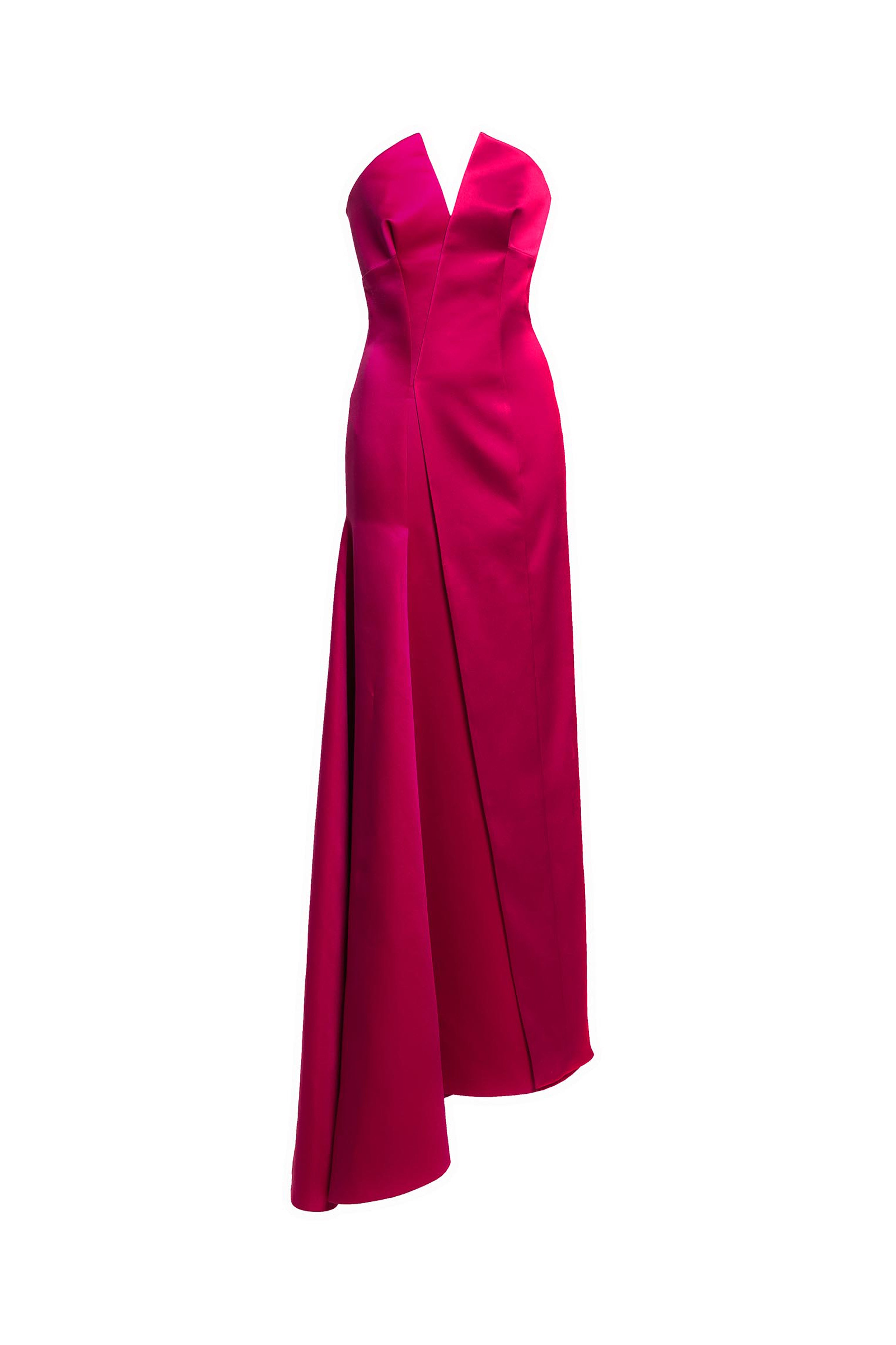 Sculptural gown + bolero