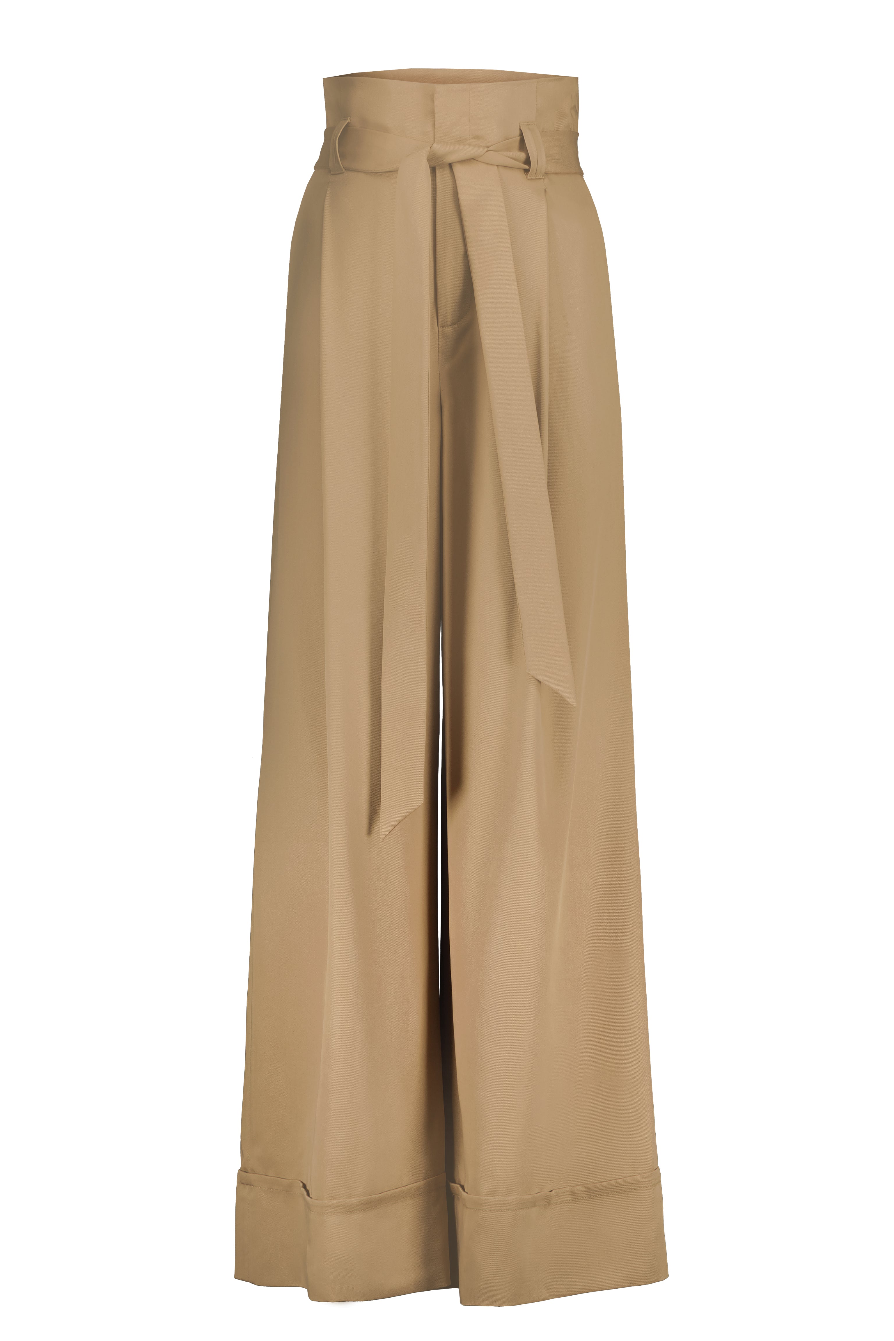 Tencel wide pants
