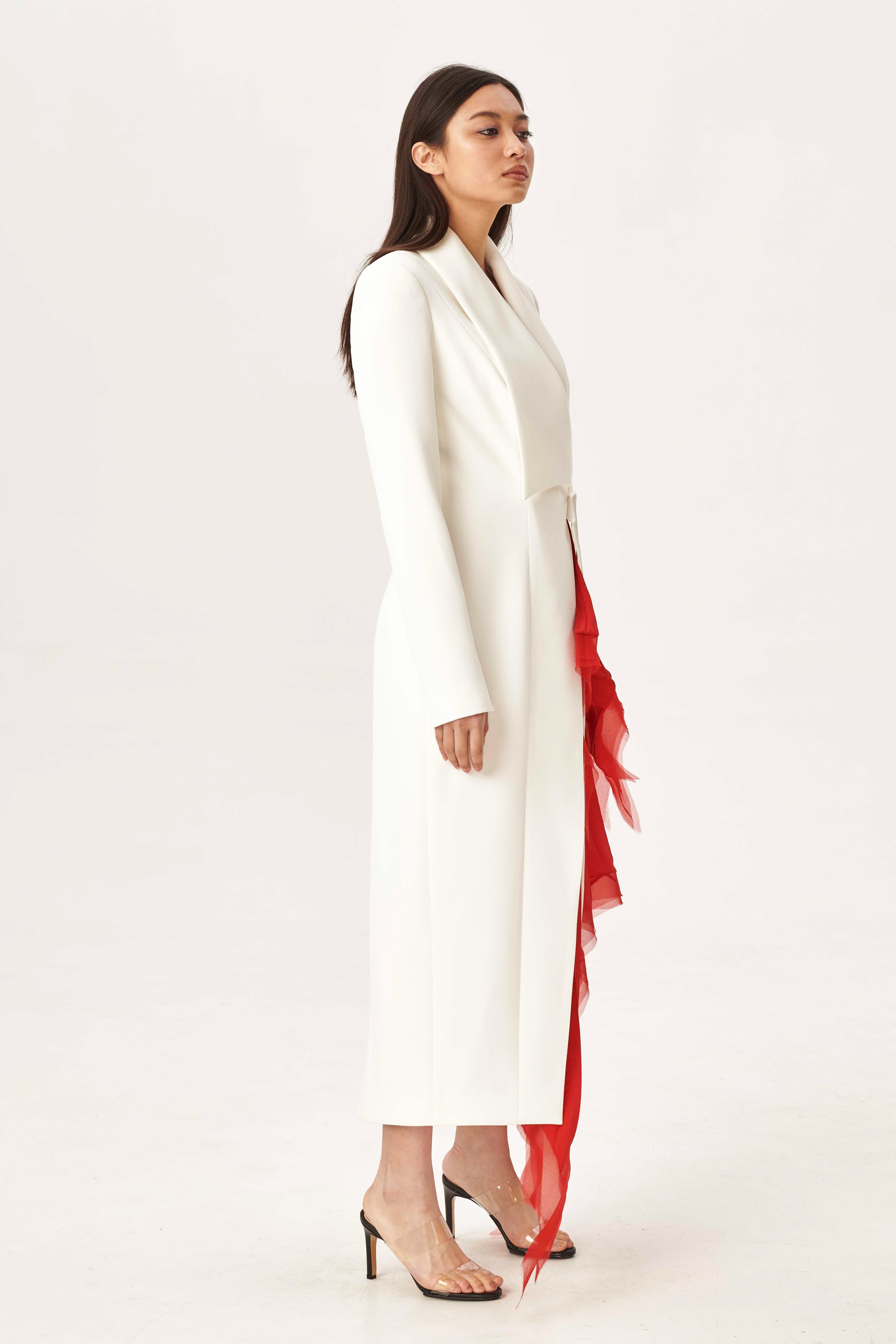 Apache collar dress