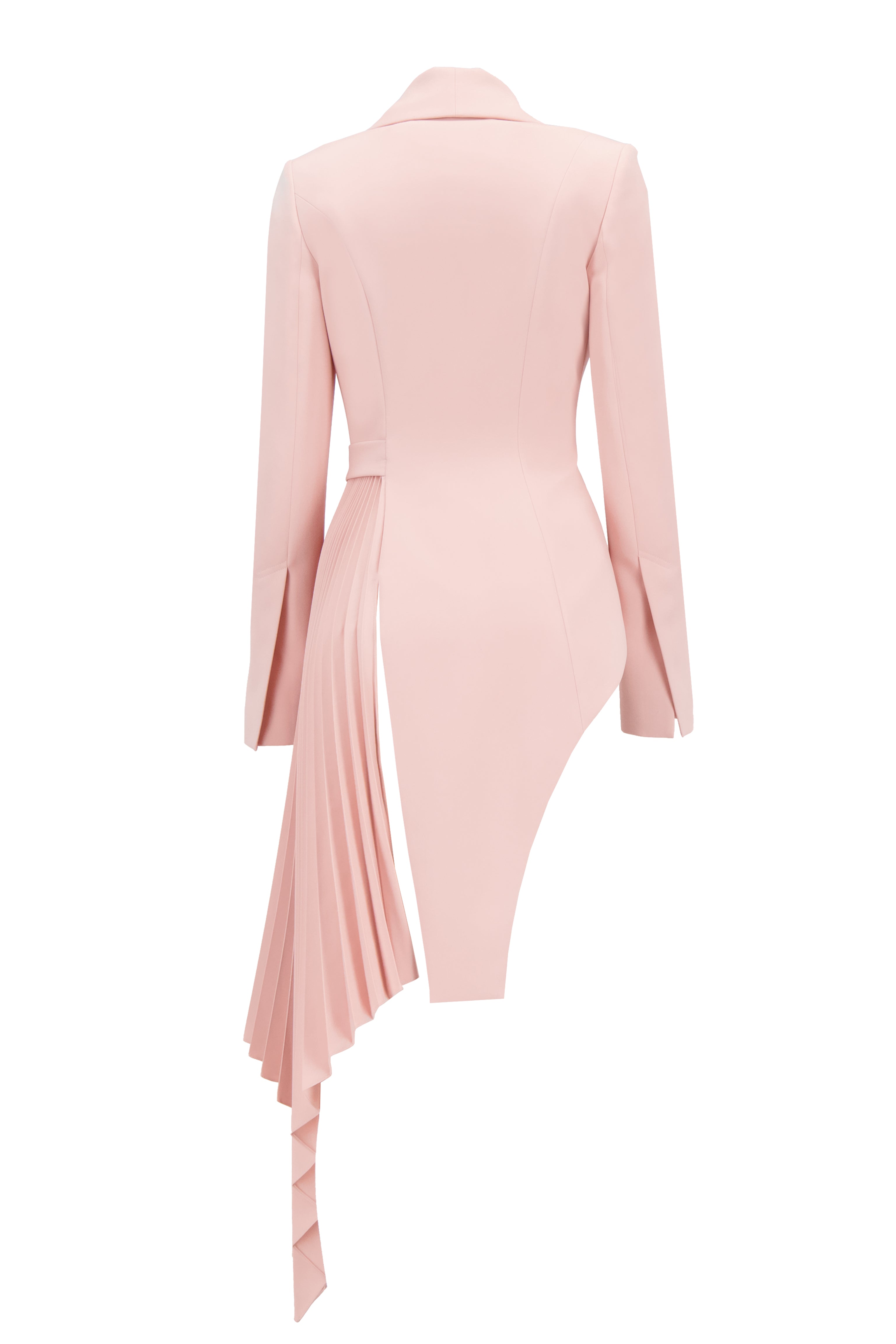 Signature tuxedo jacket with pleats