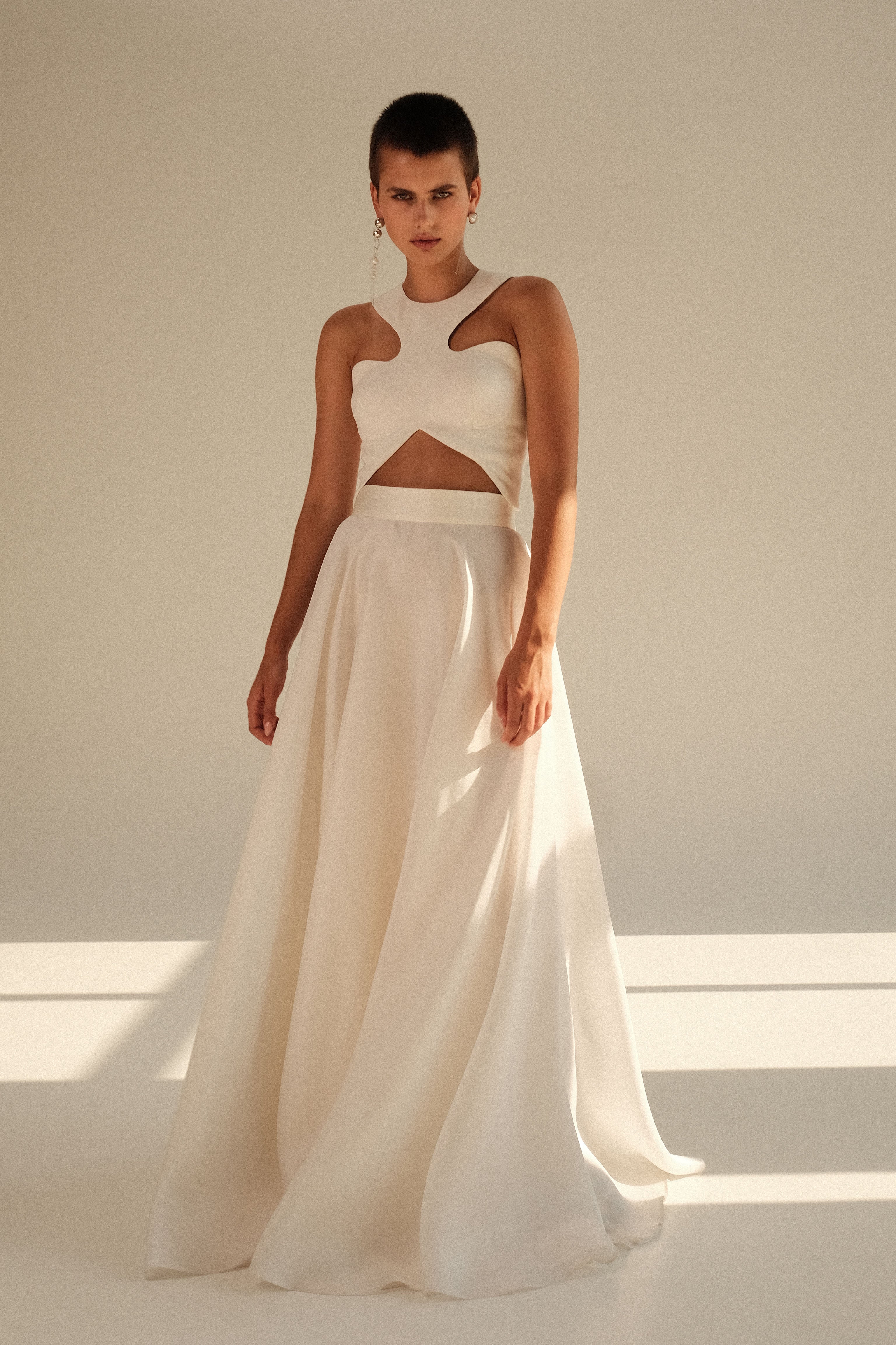 Voluminous maxi skirt