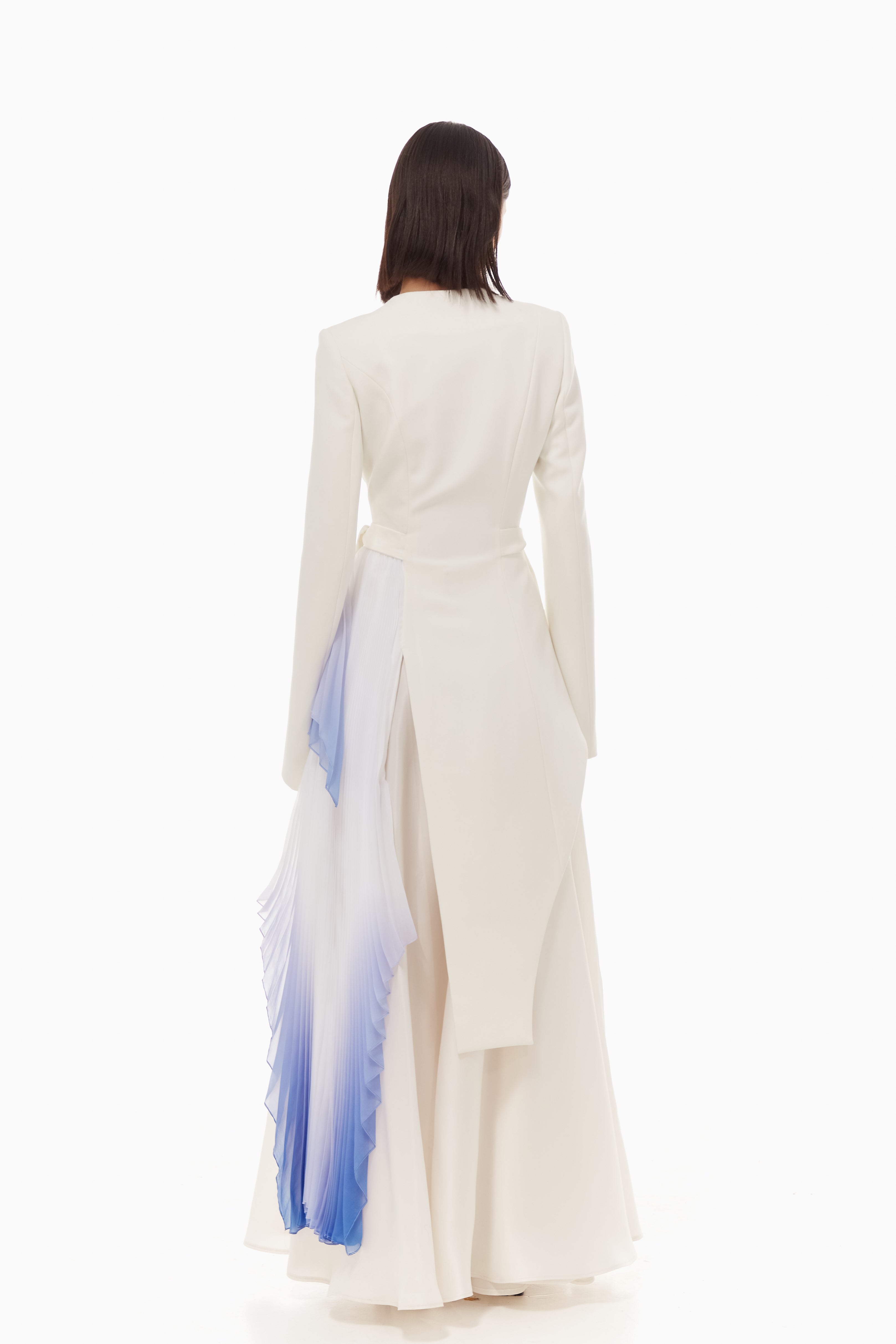 Asymmetric tux jacket