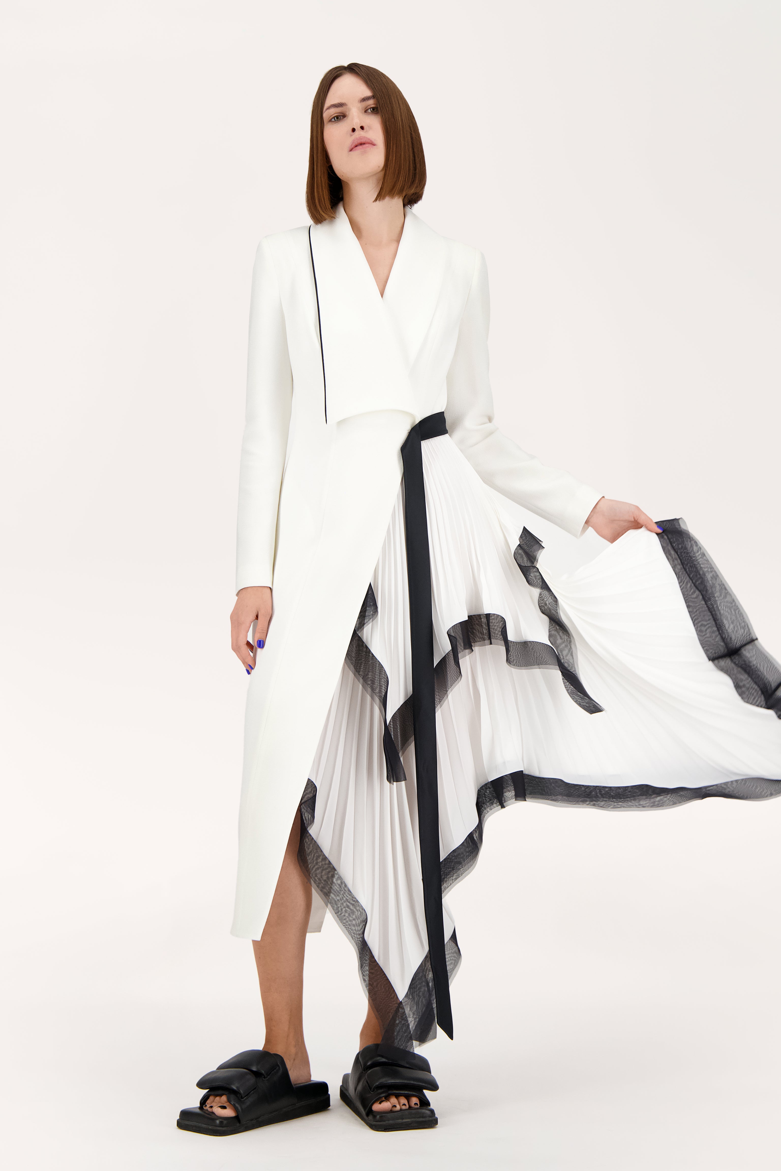 Apache collar dress