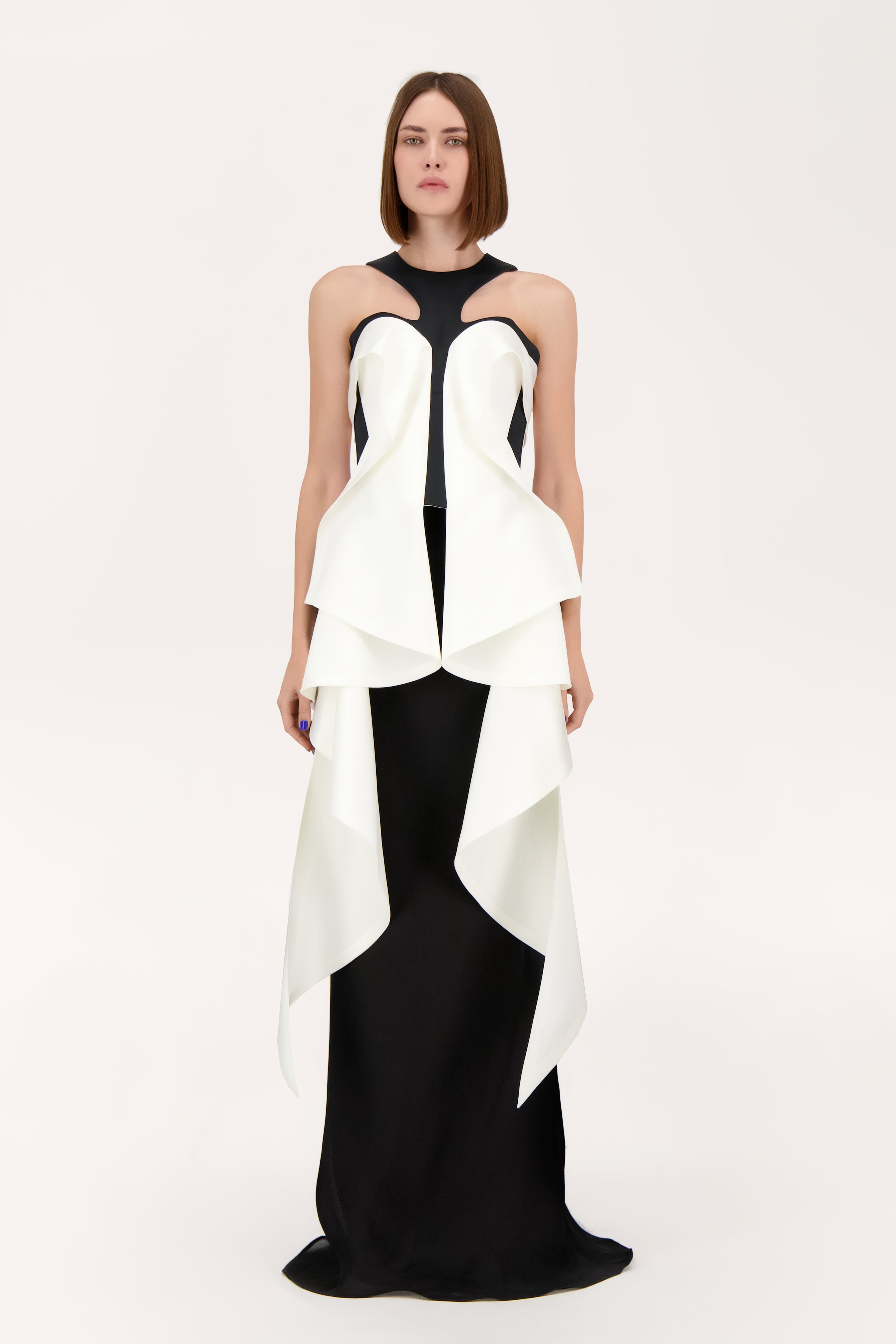 Melted columns corset