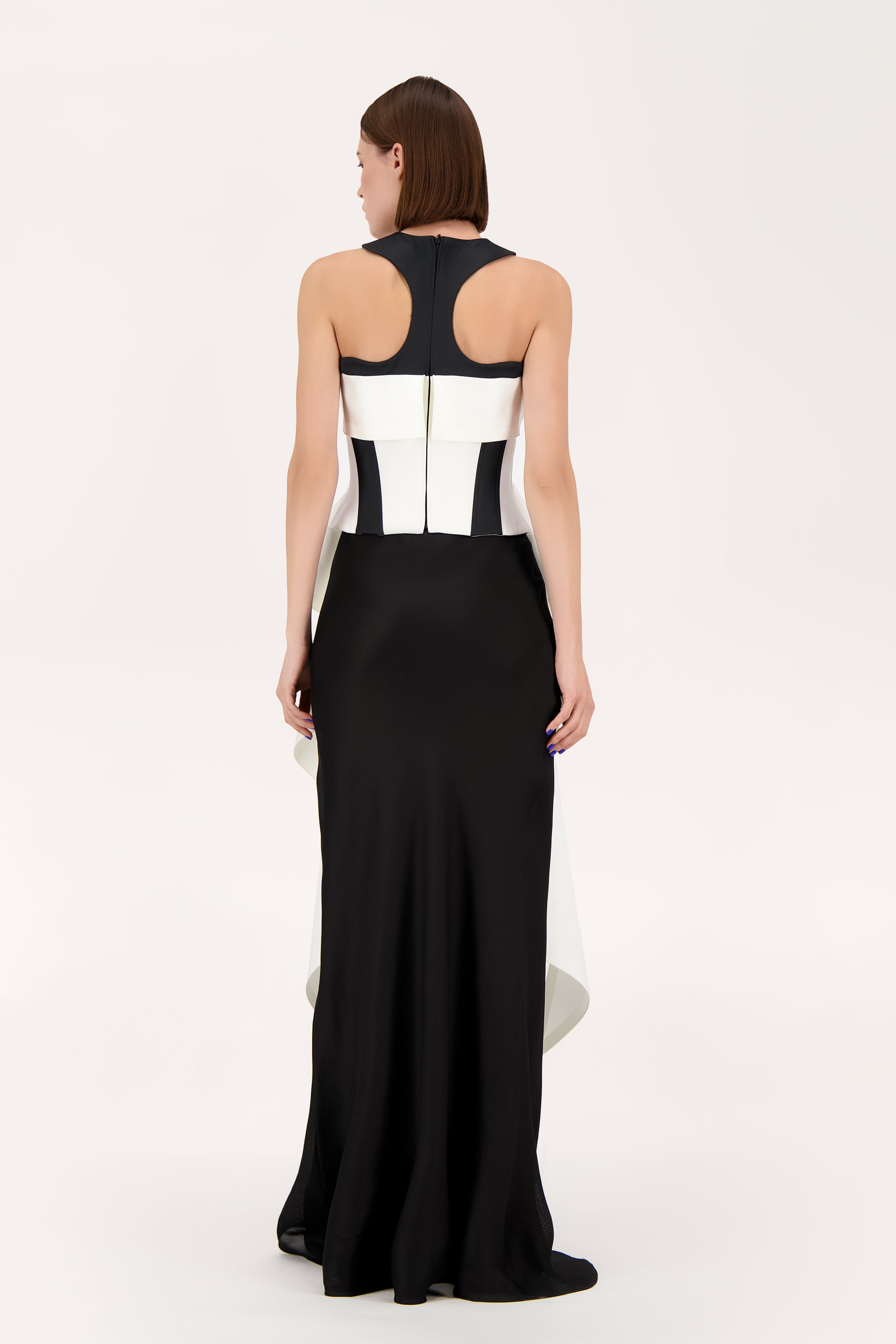 Melted columns corset