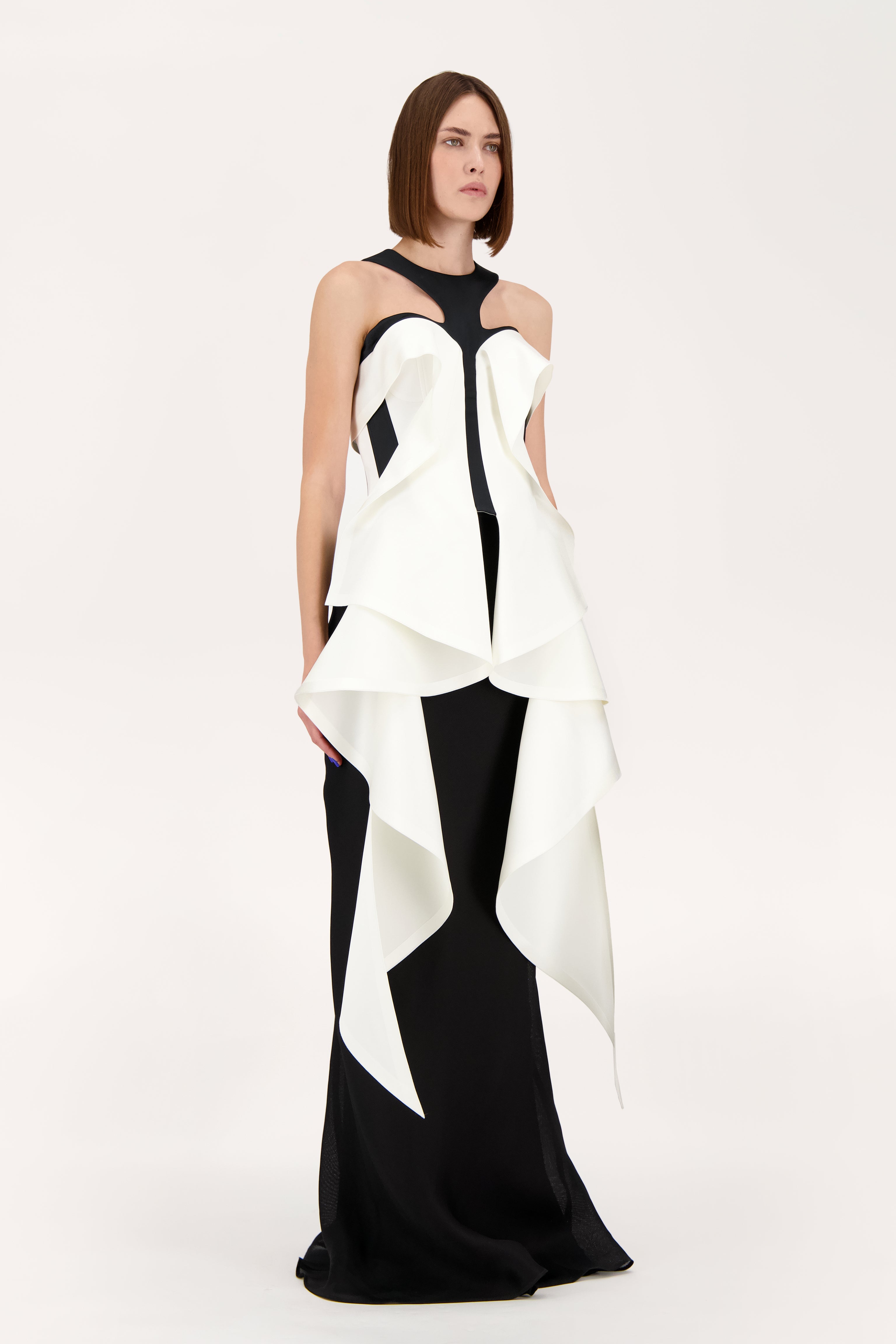 Melted columns corset