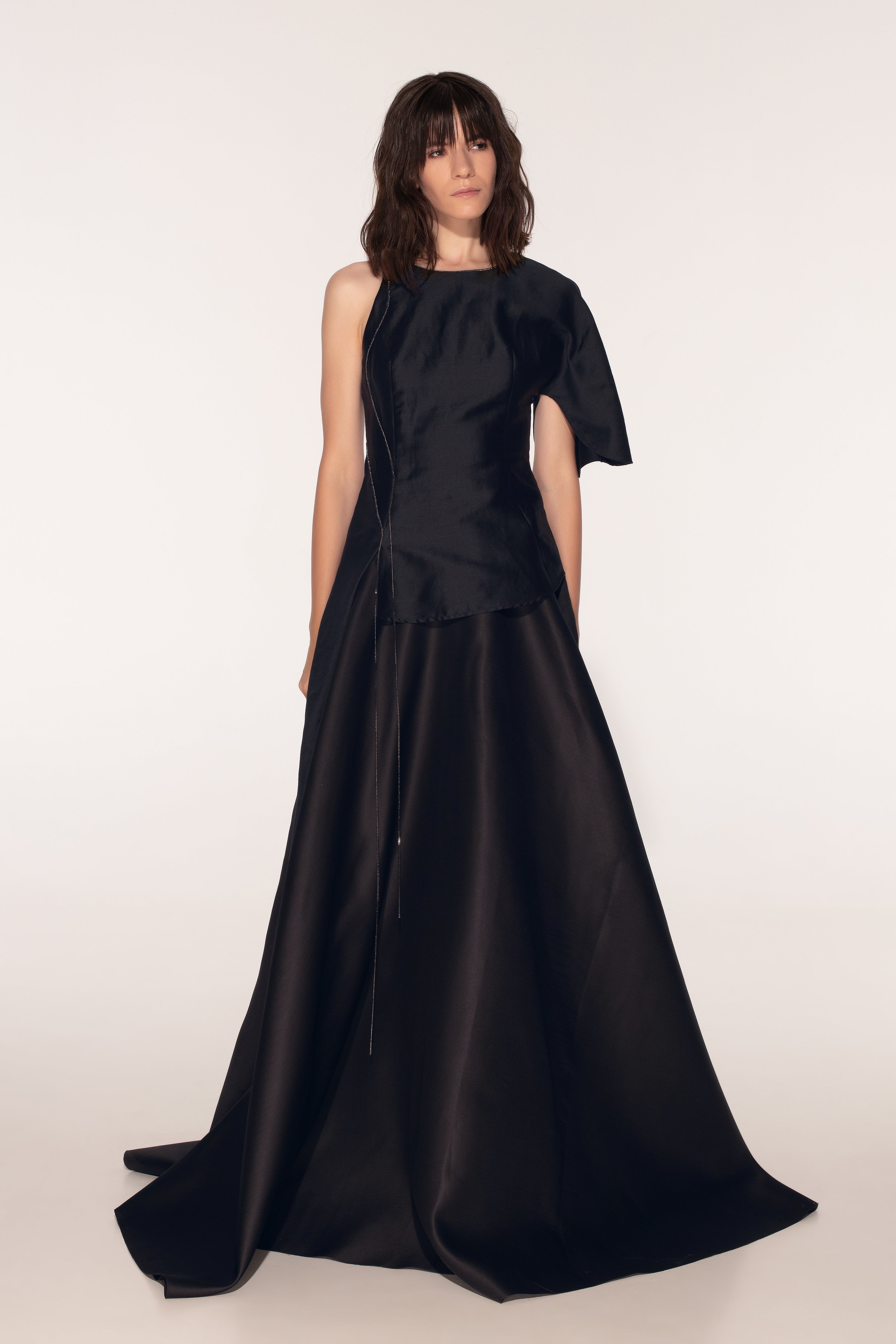 Voluminous maxi skirt
